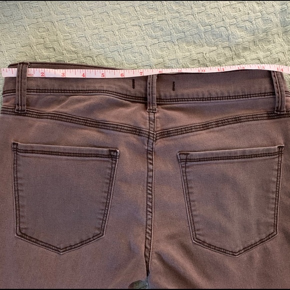 Free People eggplant purple skinny cropped jeans - Picture 4 of 6